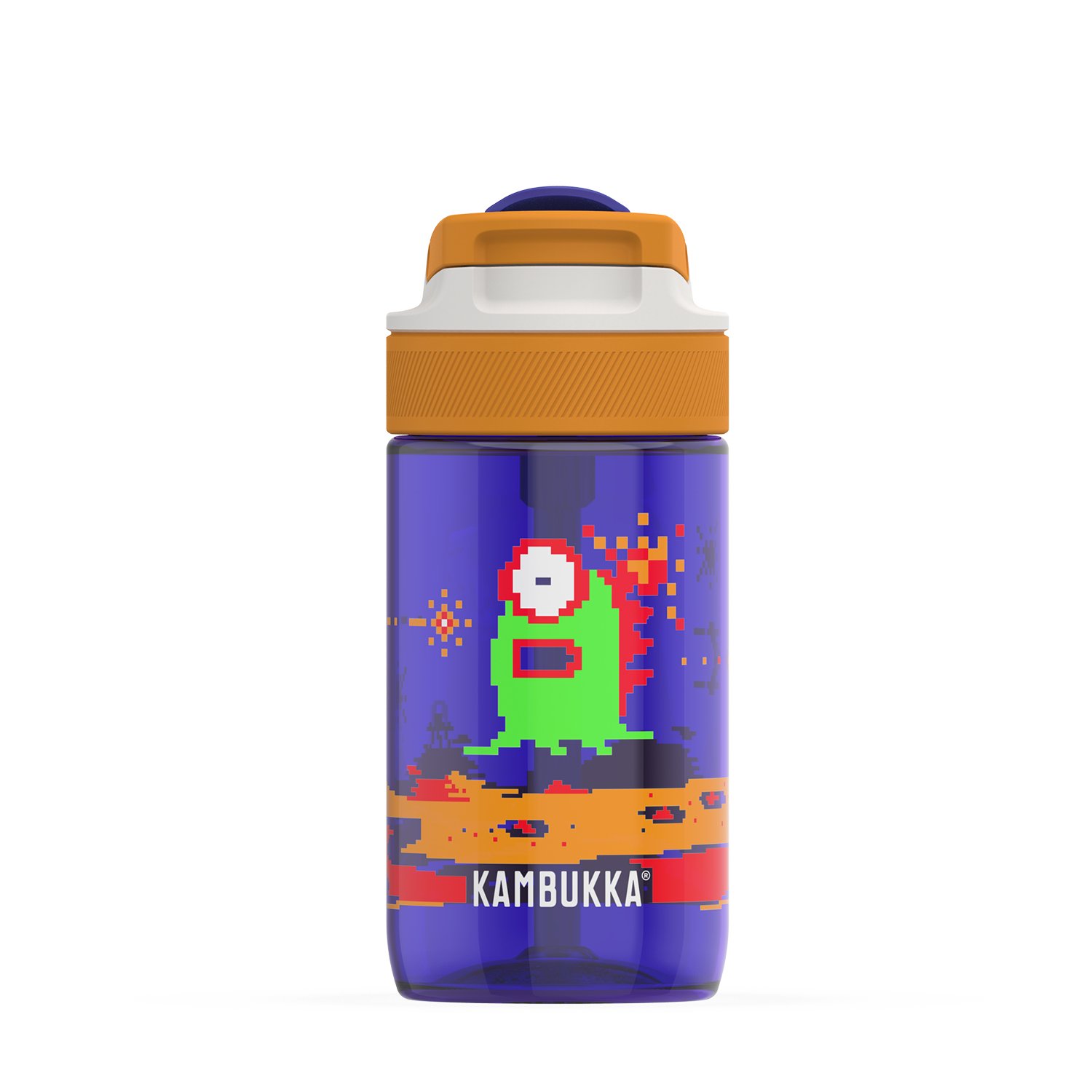 Butelka niekapek na wodę dla dzieci Lagoon 400ml - Alien Arcade Kambukka